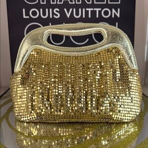 Glamorous Gold Sequin Clutch